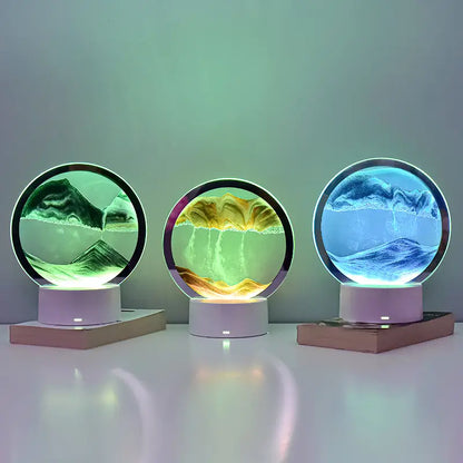 LED Sandscape Art Table Lamp