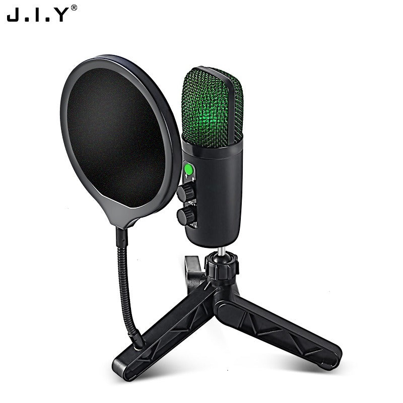 USB Studio Mic Set: Noise Reduction for Gaming & Recording