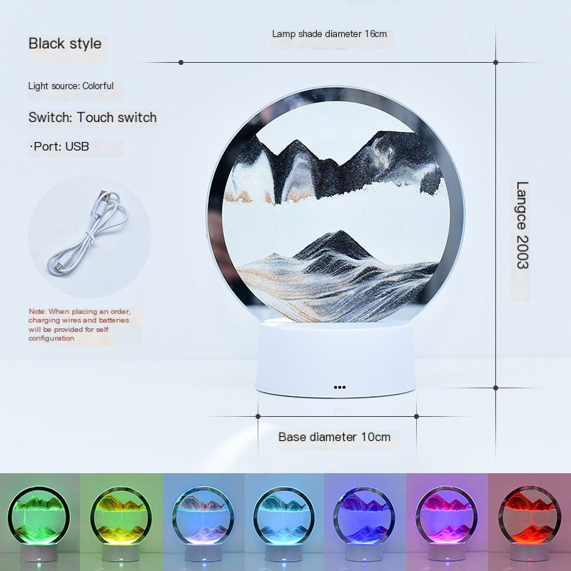 LED Sandscape Art Table Lamp