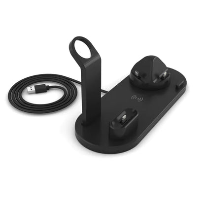 Cargador Inalámbrico 3 en 1 – iPhone, Samsung, Apple Watch y AirPods