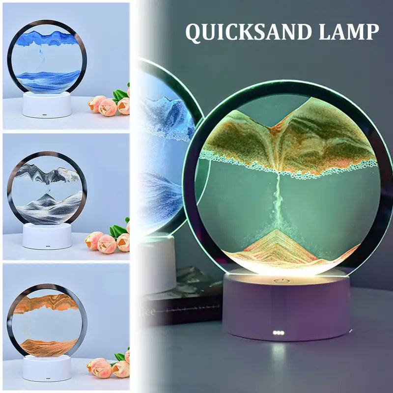 LED Sandscape Art Table Lamp