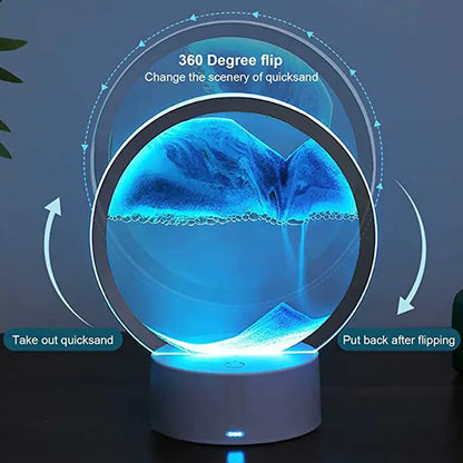 LED Sandscape Art Table Lamp
