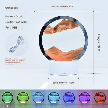 LED Sandscape Art Table Lamp