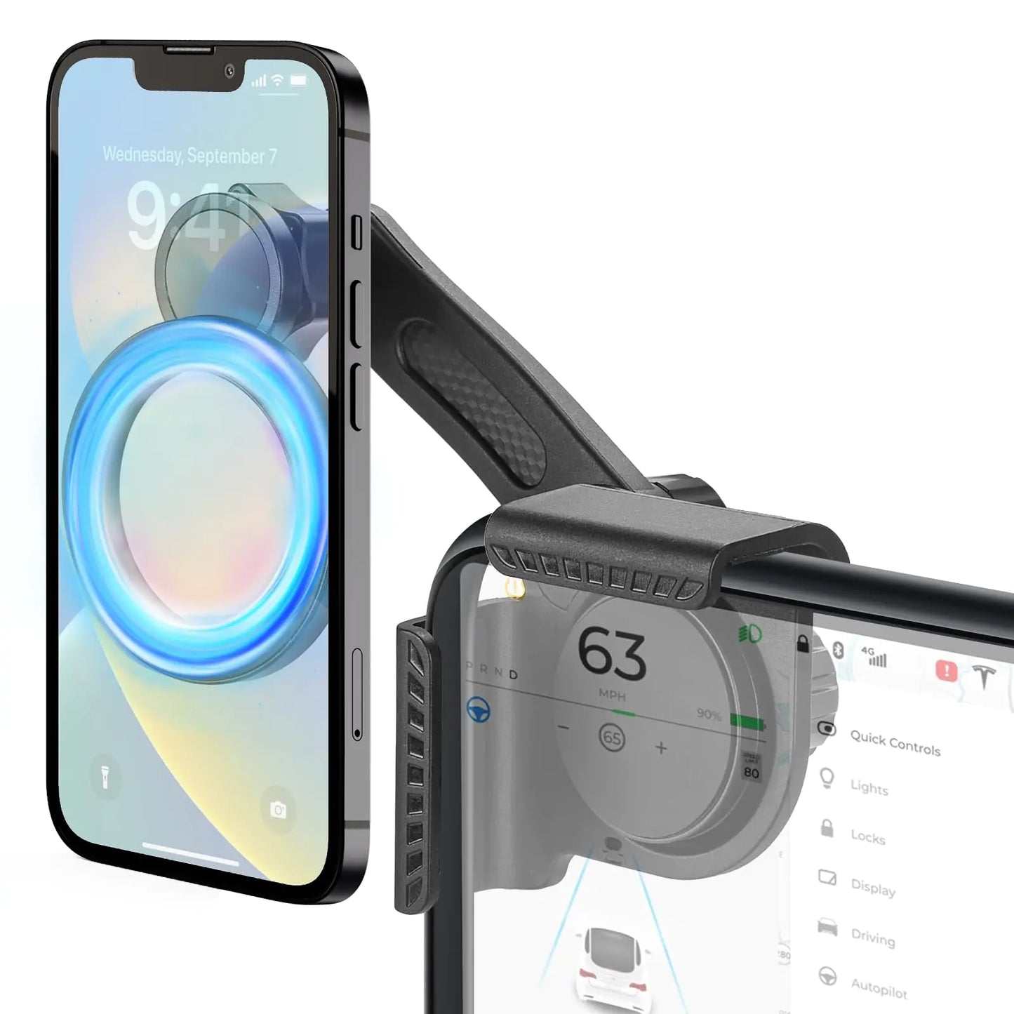 Soporte Móvil Tesla Magsafe – Magnético Fuerte, Modelo 3/Y/Cybertruck